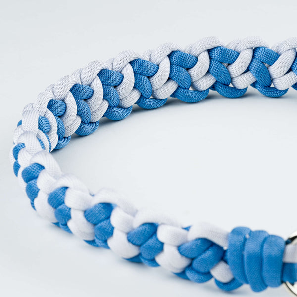 Colorblock Knot Shoulder Strap - Cobalt White