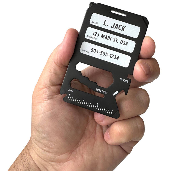 Tag-Tool – Luggage Tag & Steel Multi-Tool