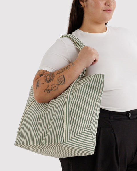 Cloud Bag - Sage Stripe