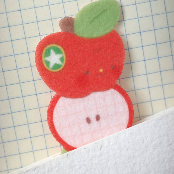 Apples • Felt Bookmark