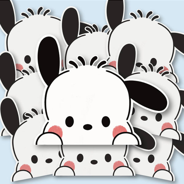 Pochacco Peeker - Vinyl Weatherproof Car Sticker