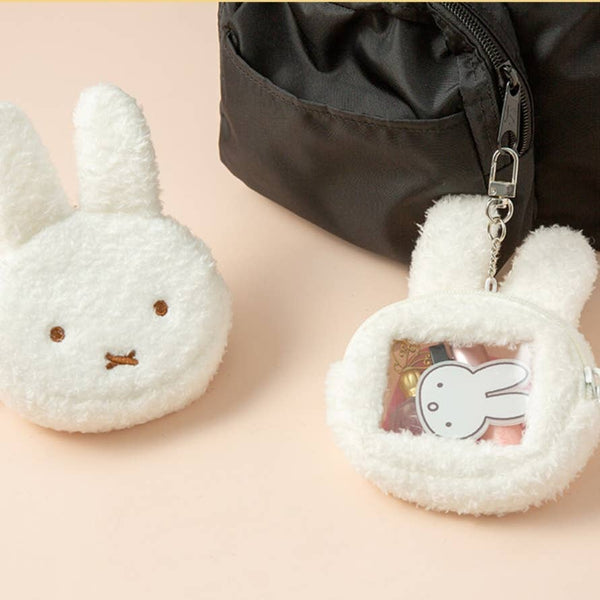 Miffy Plush Face Pouch Keychain