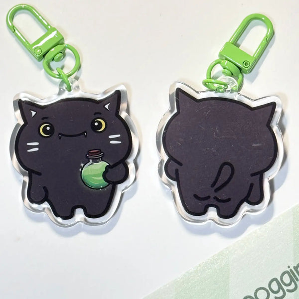 Cat Acrylic Keychain