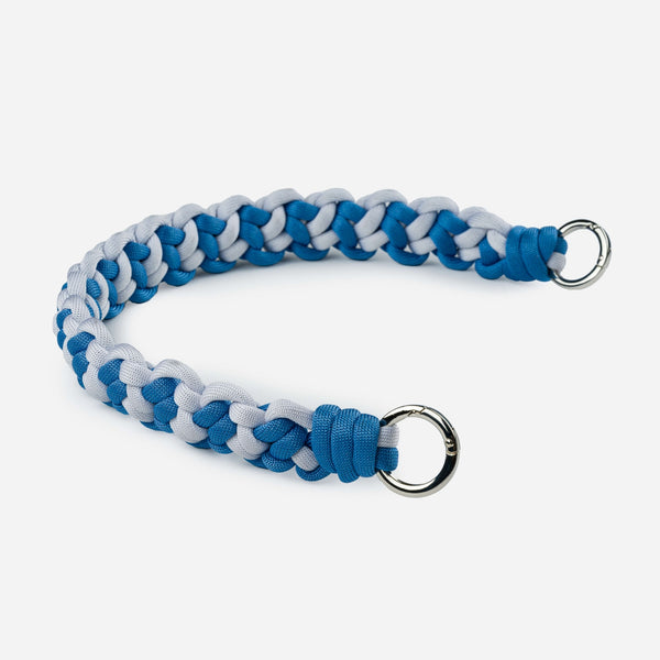 Colorblock Knot Shoulder Strap - Cobalt White