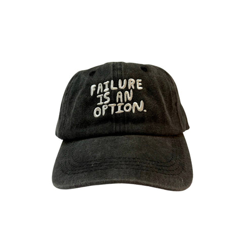 Failure Is An Option Hat - Black