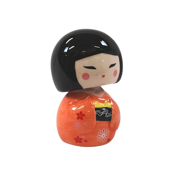 Ceramic Kokeshi Bobble Head