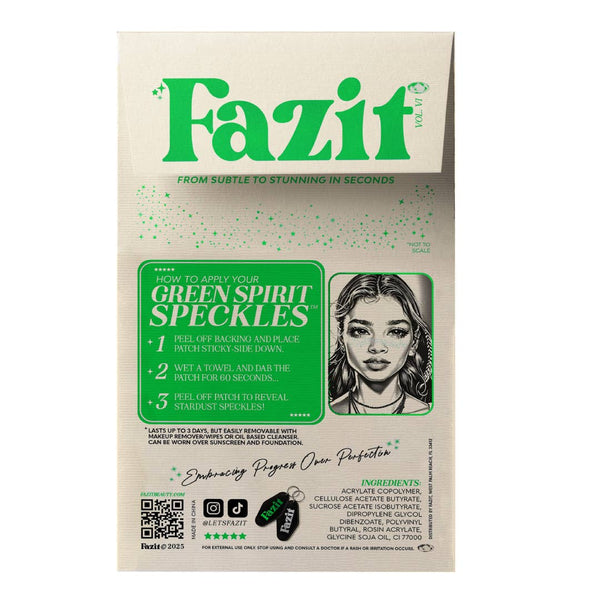 Green Spirit Speckles Makeup Patches