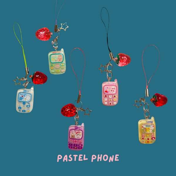Animals & Phone - Strawberry Tech Charm