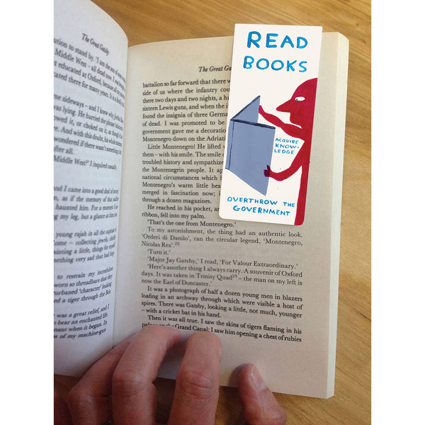 David Shrigley Magnetic Bookmark - Read Books