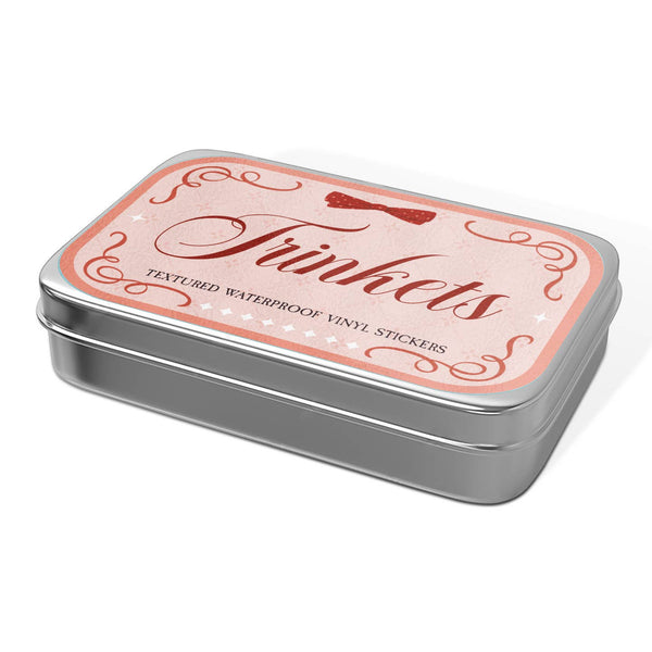 Trinket Stickers Tin Can