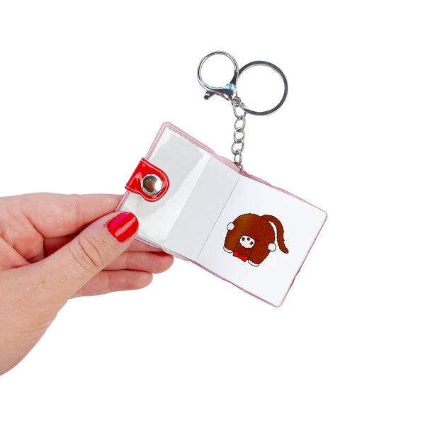Friends Forever Monchhichi Mini Stickerbook Keychain