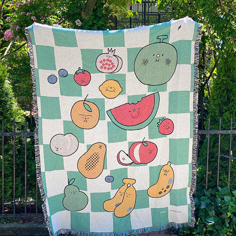 "the Picnic" Throw Blanket