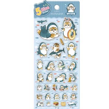 Mofusand Jelly Coating Stickers