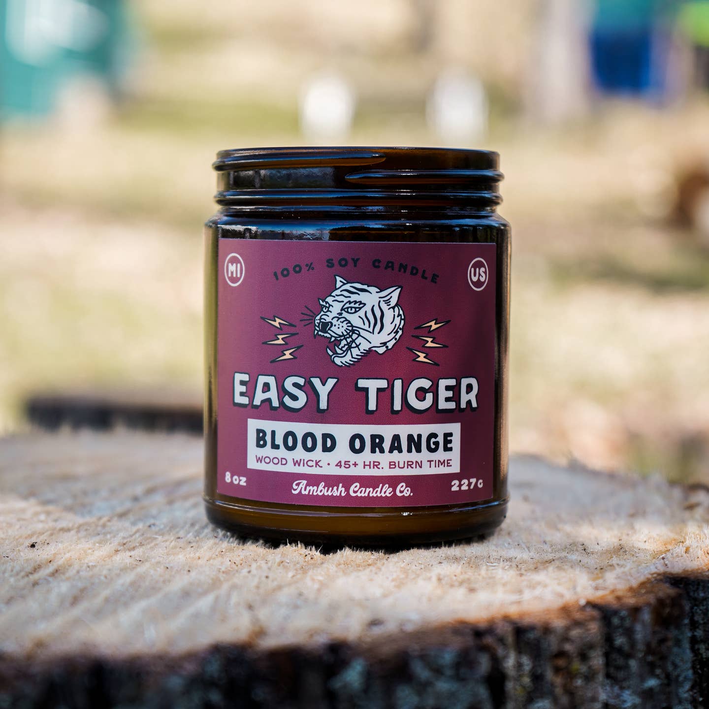 Easy Tiger - Blood Orange 8oz Soy Candle