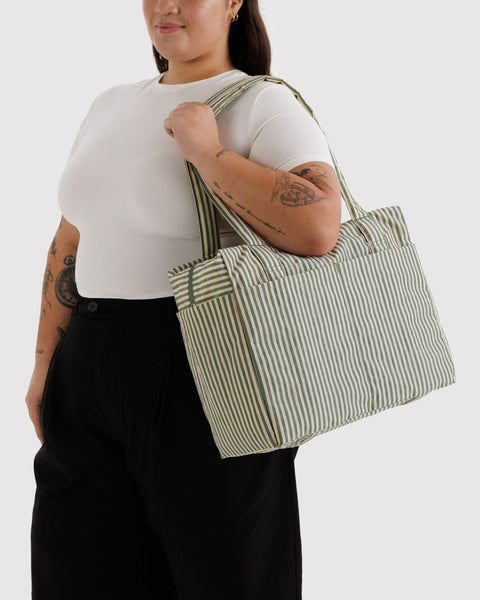 Small Cloud Carry-On - Sage Stripe