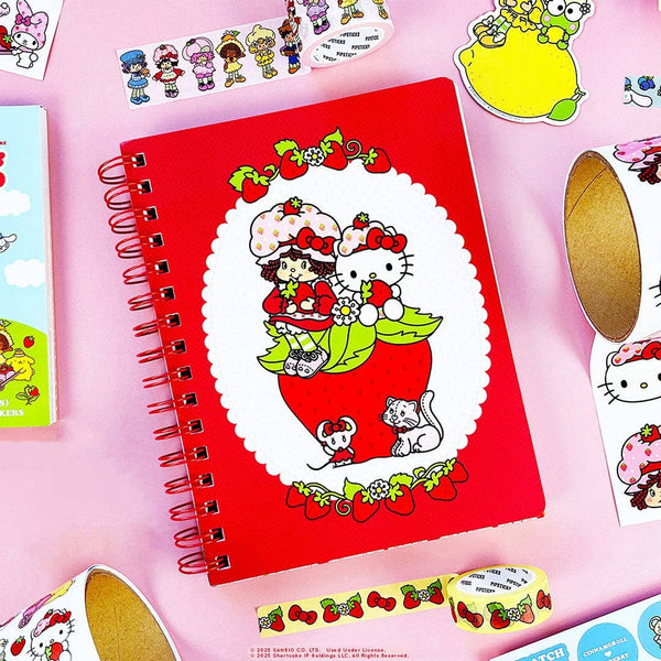 Strawberry Patch Friends Spiral Notebook