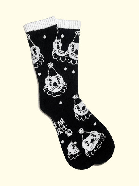 Clown Print Cotton Socks