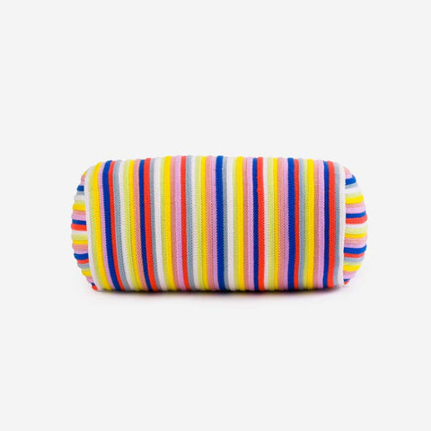 Circus Stripe Bolster Pillow - Rainbow