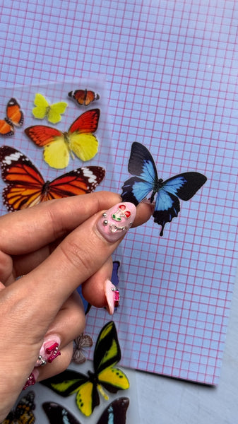Butterfly Transparent Stickers