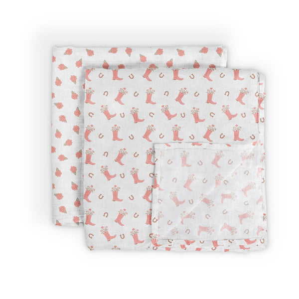 Swaddle Blanket Set - Bloomin' Boot