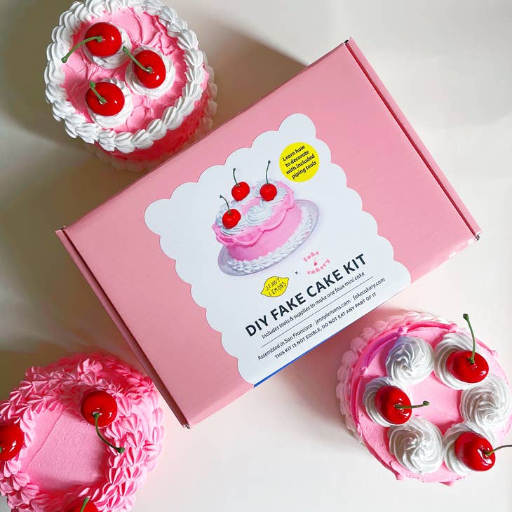 DIY Fake Cake Kit - Pink Cherry