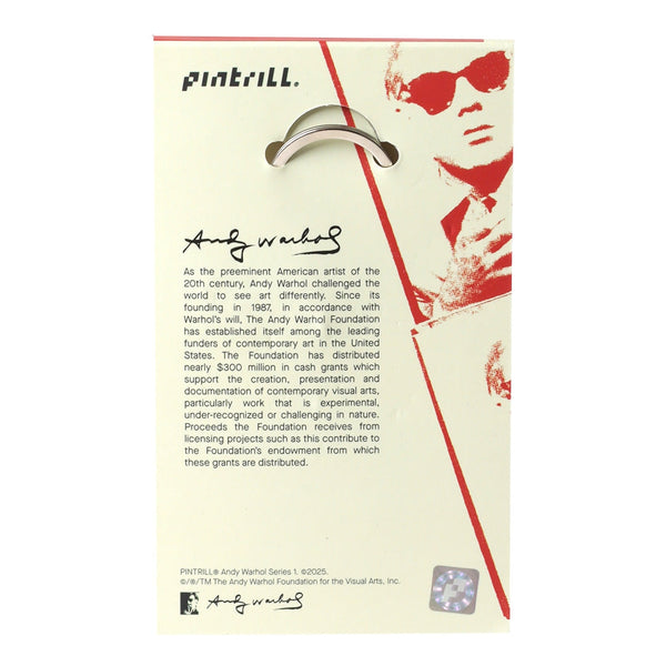 Warhol Metal Flowers Keyclip