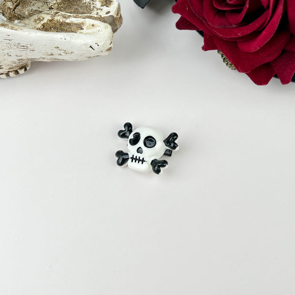 Mini Skull Duckbill Clip
