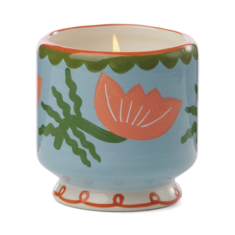 Flower Ceramic Candle - Cactus Flower