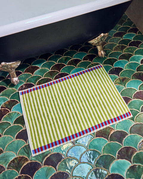 Bug Stripe Collection - Lanternfly Bathmat