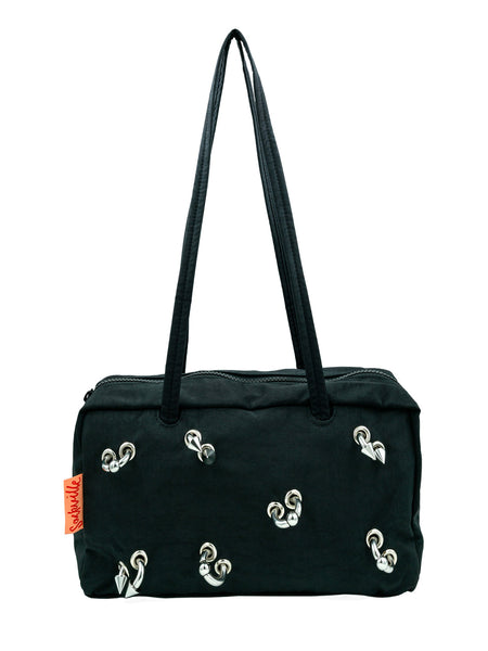 Pierced Bowler Bag