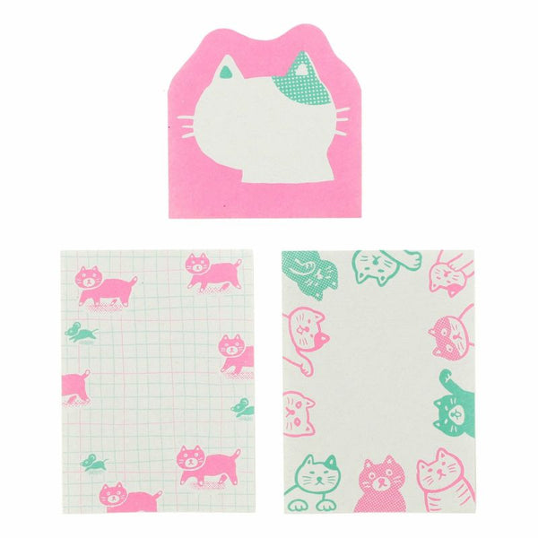 Retro Memo Pad - Cat