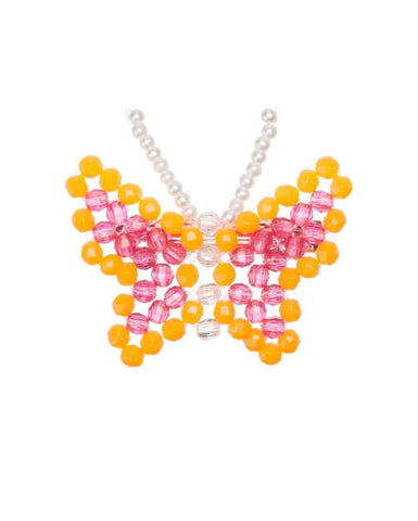 Butterfly Barrette - Pink/Orange