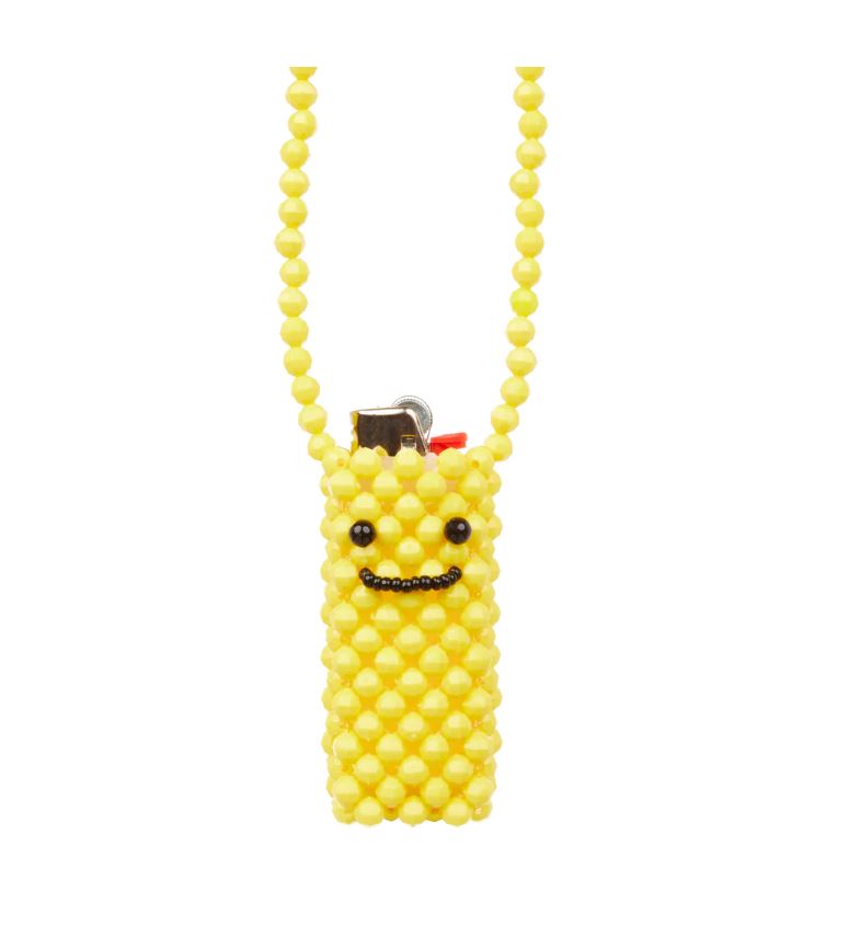 Lighter Case w/ Strap - Smiley