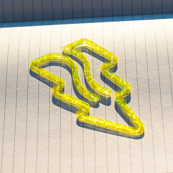 Bolt Bookmark - Glass Lemon