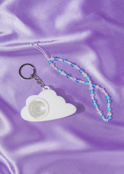 Cloud Unbreakable Keychain Pipe