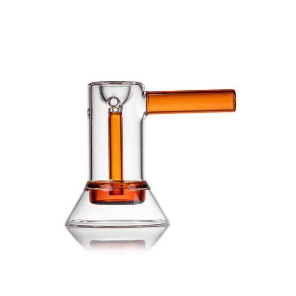 Cove Bubbler Water Pipe - Amber