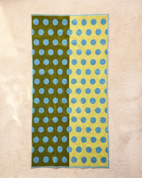 Dot Bath Towel - Blue Dot