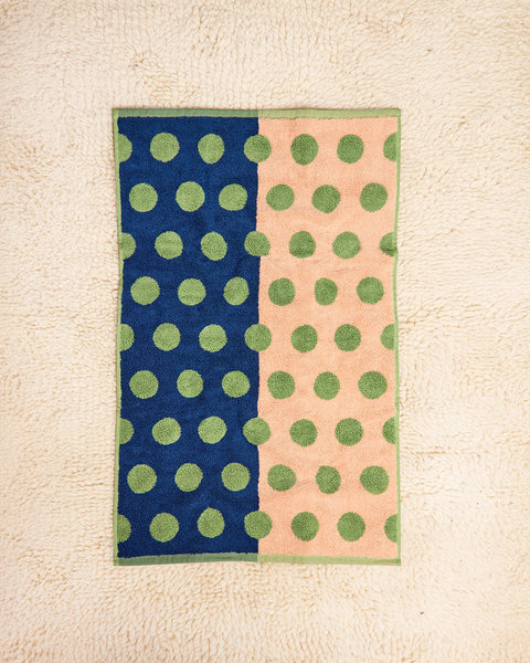 Dot Hand Towel - Green Dot