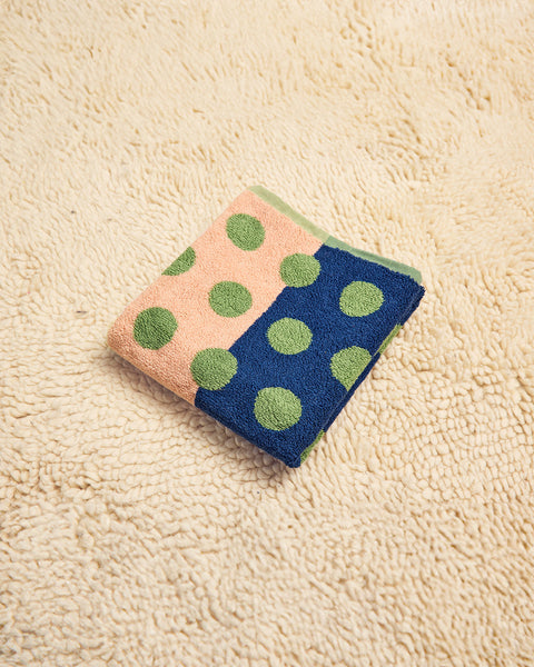 Dot Hand Towel - Green Dot