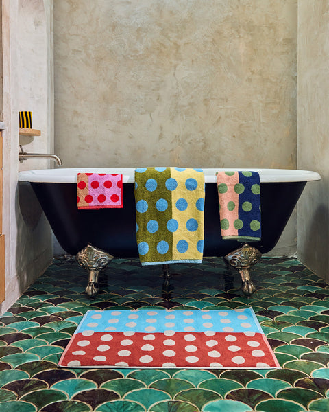 Dot Towels Bath Mat - Pearl Dot