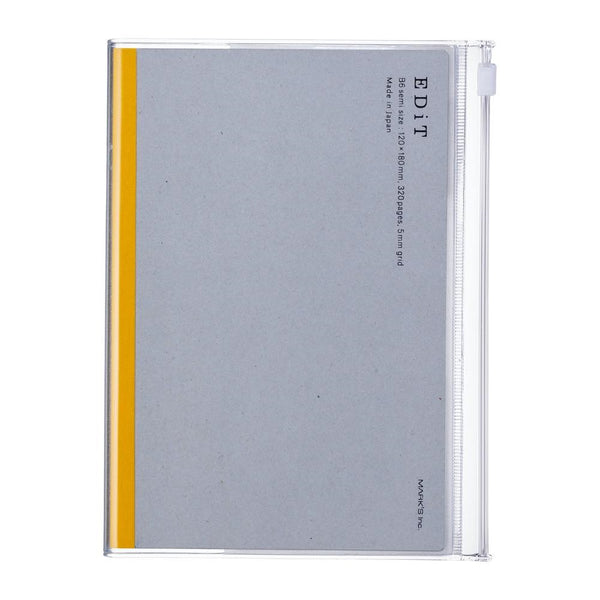 B6 Grid EDiT Notebook - Clear