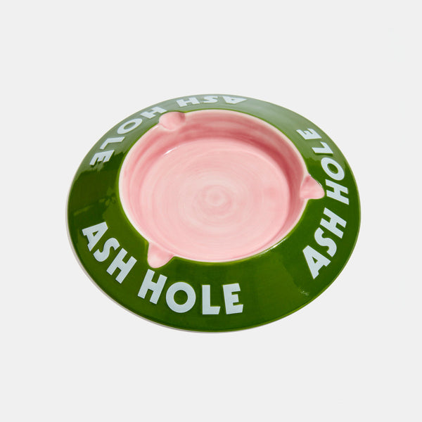 Ash Hole Ashtray in Green