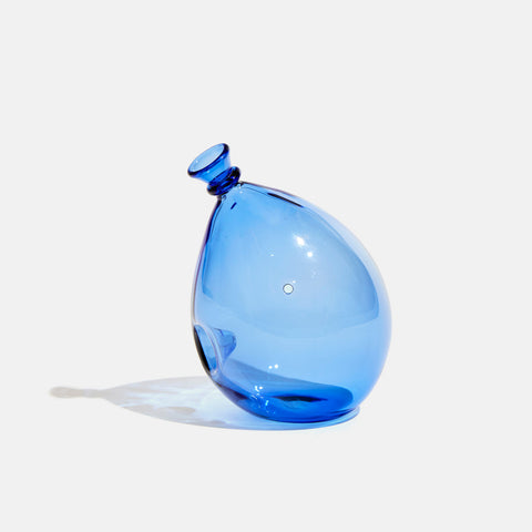 Glass Balloon Pipe - Powder Blue