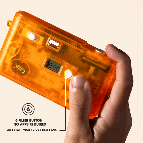 Camp Snap V201 Camera - Tangerine Drift
