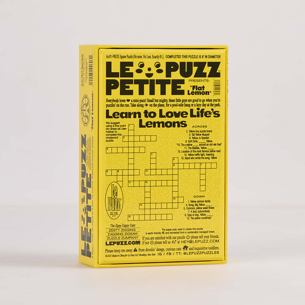 Flat Lemon - 81 Piece Puzzle