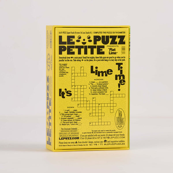 Flat Lime - 81 Piece Puzzle