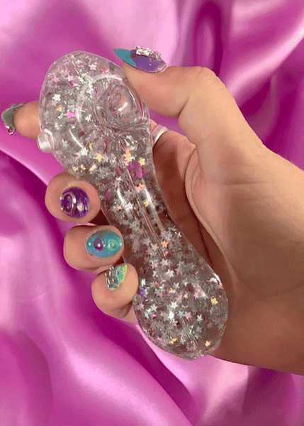 Freezeable Star Glitter Pipe