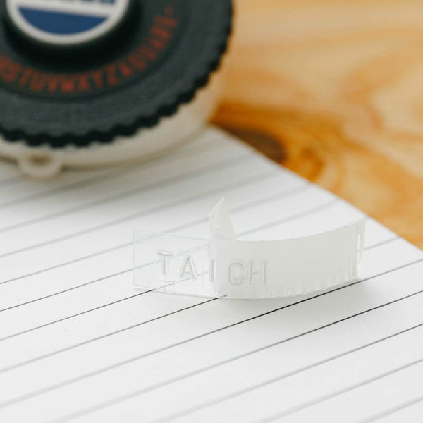 Tape Writer Refill - Black and Transparent