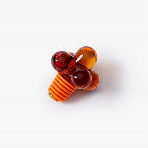 Hobknob Bottle Stopper - Amber