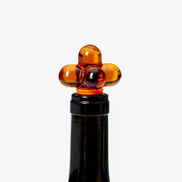 Hobknob Bottle Stopper - Amber